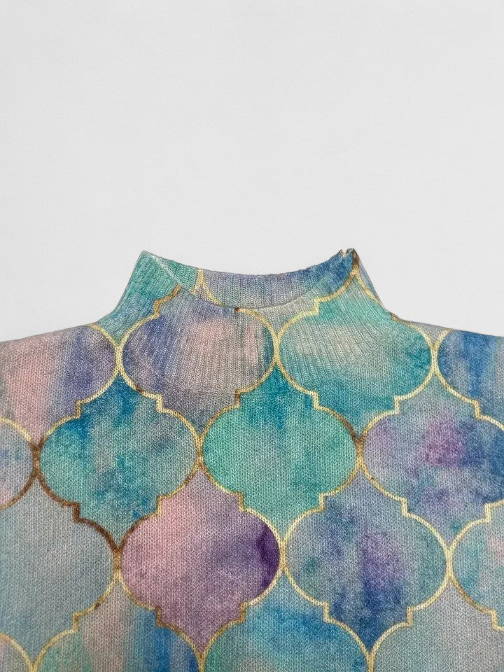Evelyn | Elegante Maglione Collo Alto
