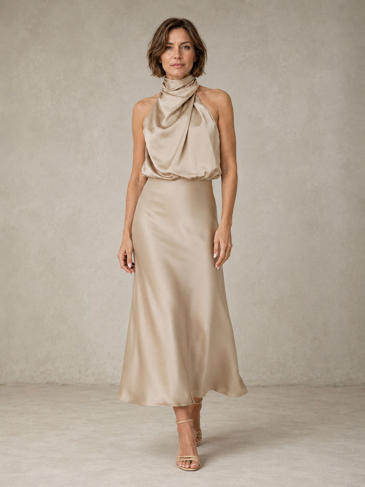 Harper | Abito Sera in Satin