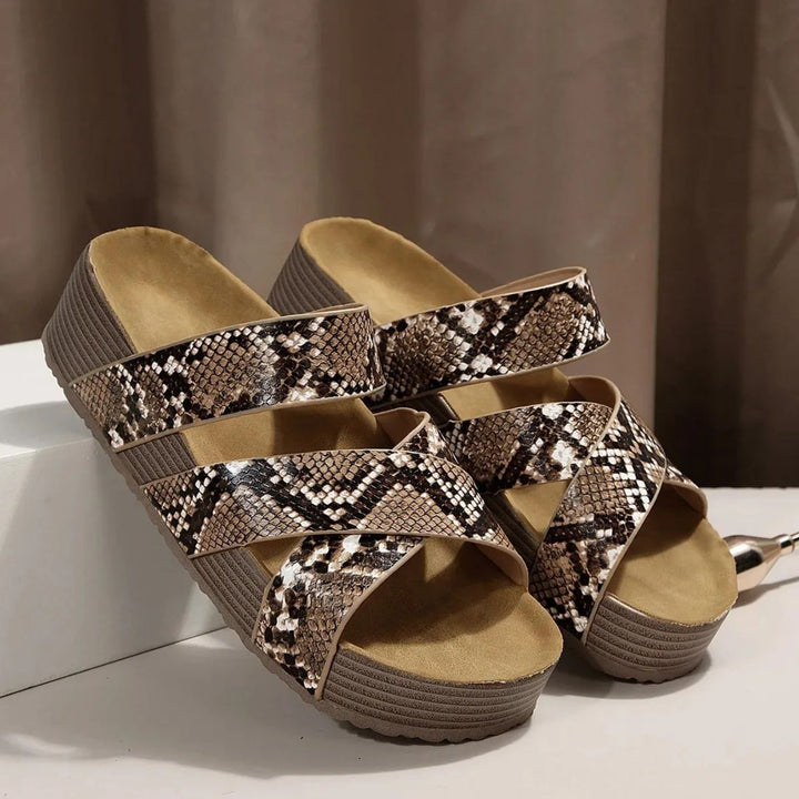 Abigail™ – Sandali Ortopedici con Cinturino in Pelle
