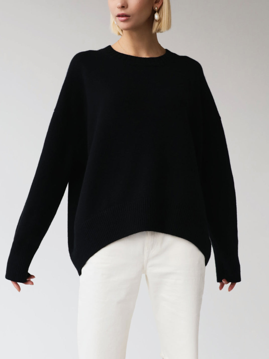 Heidi | Maglione Oversized Con Collo A Giro
