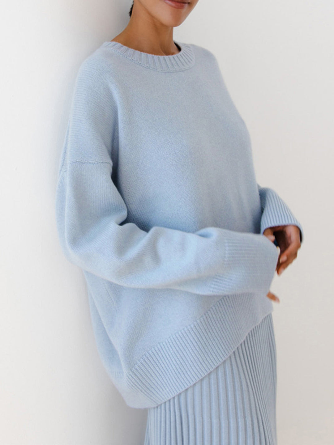 Heidi | Maglione Oversized Con Collo A Giro
