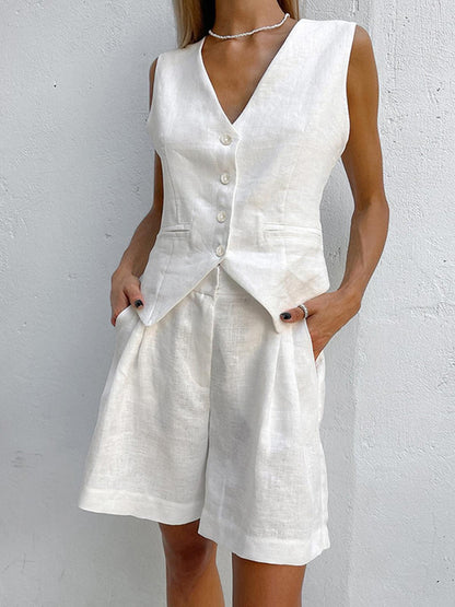 Set di pantaloni corti a due pezzi Paros
