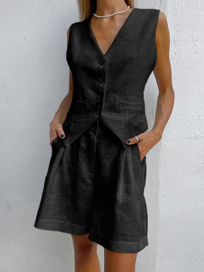 Set di pantaloni corti a due pezzi Paros