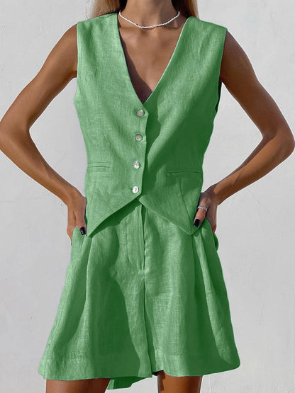 Set di pantaloni corti a due pezzi Paros