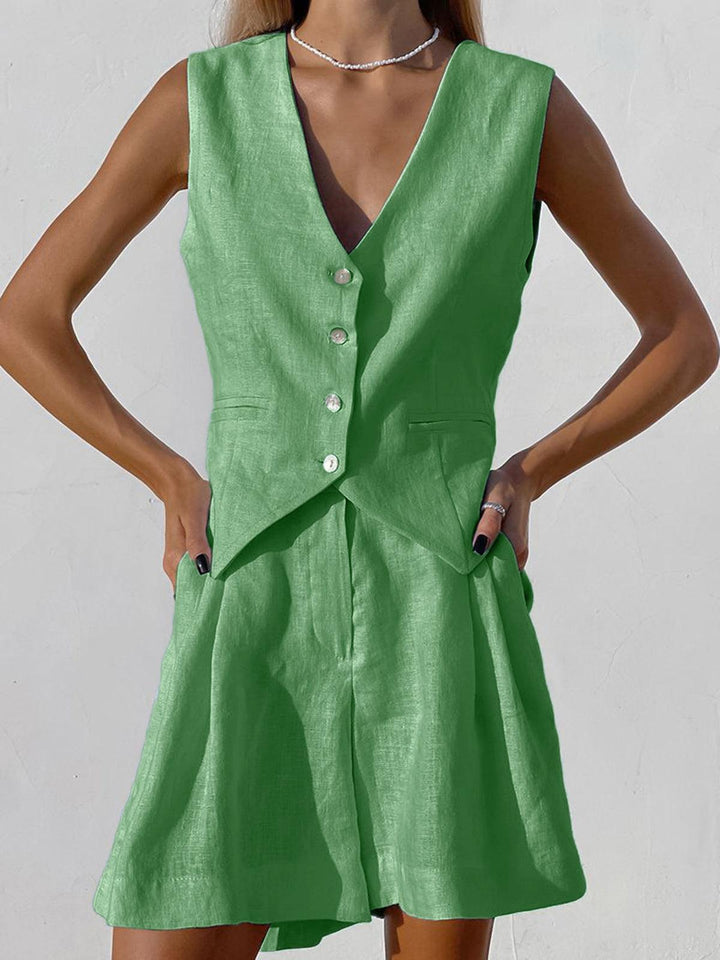 Set di pantaloni corti a due pezzi Paros