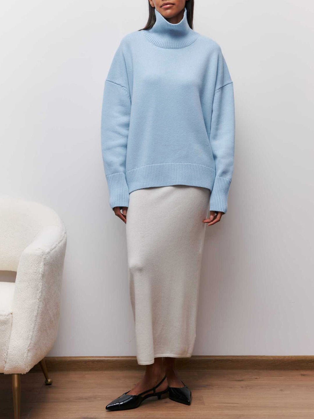 Georgina | Maglione Collo Alto Relaxato