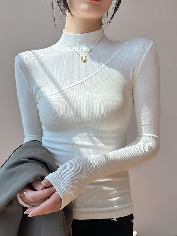 Vivienne | Top Sottile con Collo Alto