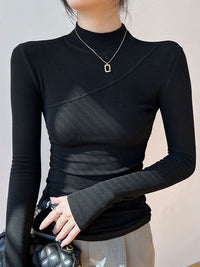 Vivienne | Top Sottile con Collo Alto