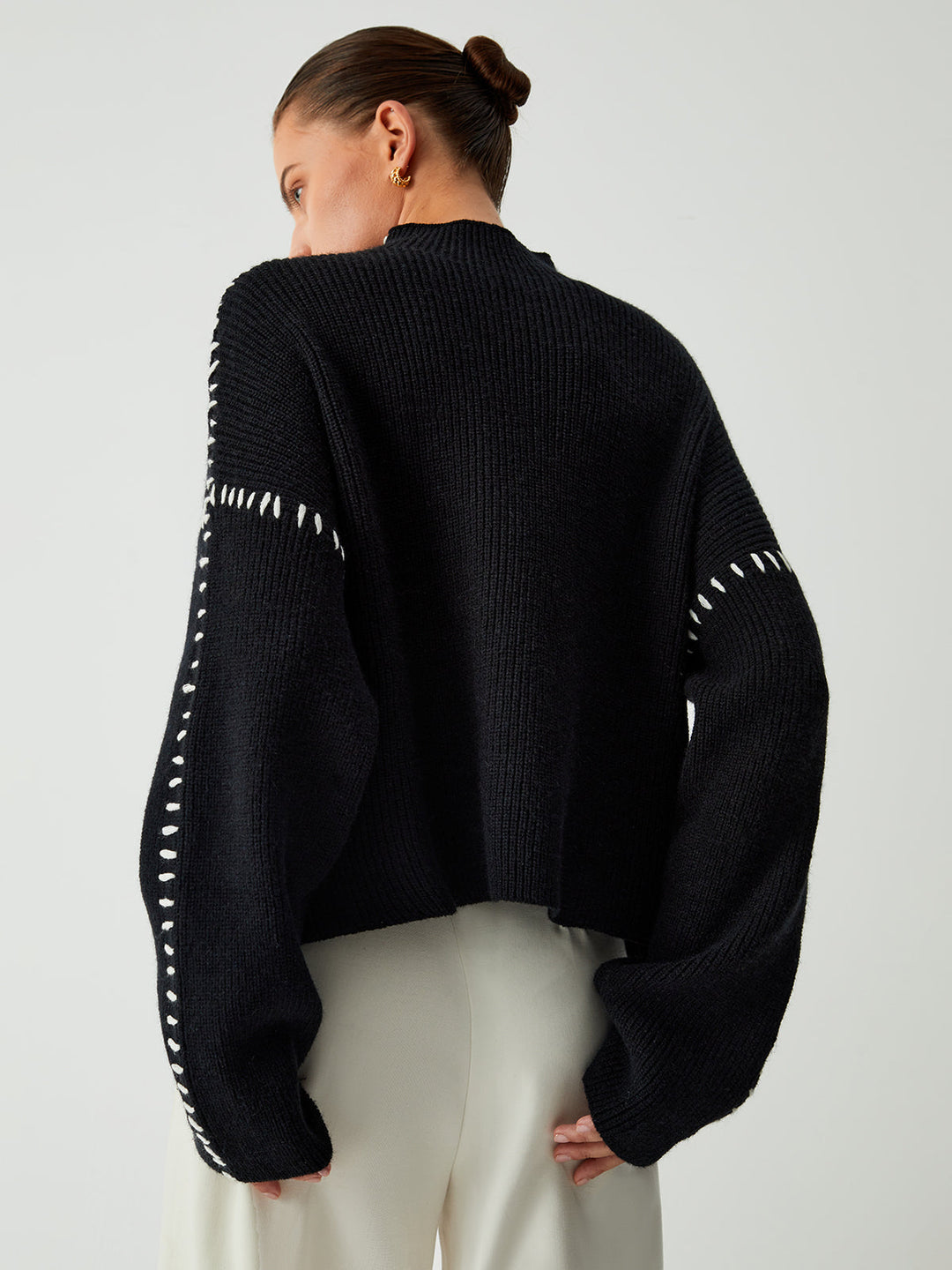 Carys | Maglione Relaxed con Collo Alto