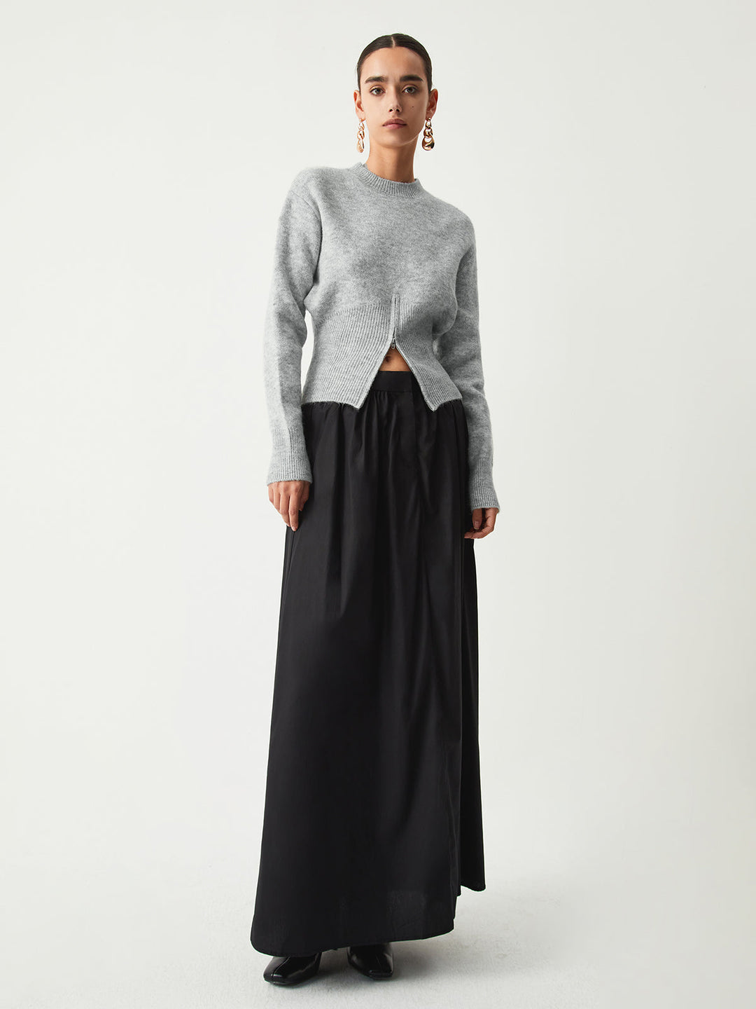 Rosalind | Maglione Morbido con Mezza Zip
