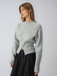 Rosalind | Maglione Morbido con Mezza Zip