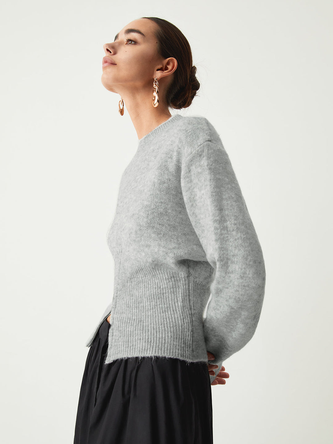 Rosalind | Maglione Morbido con Mezza Zip
