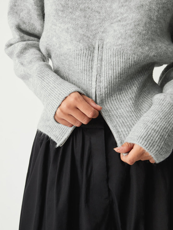 Rosalind | Maglione Morbido con Mezza Zip
