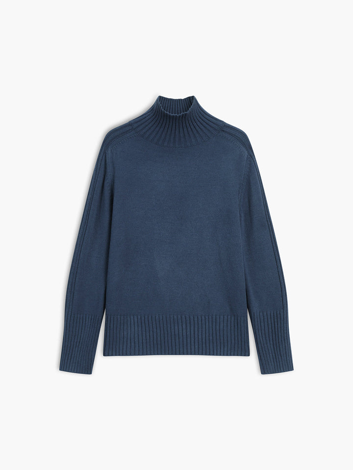 Fern | Maglione a Collo Alto a Coste