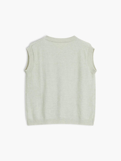 Gilet Casual con Bottoni