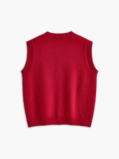 Gilet Casual con Bottoni
