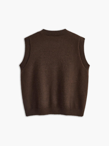 Gilet Casual con Bottoni