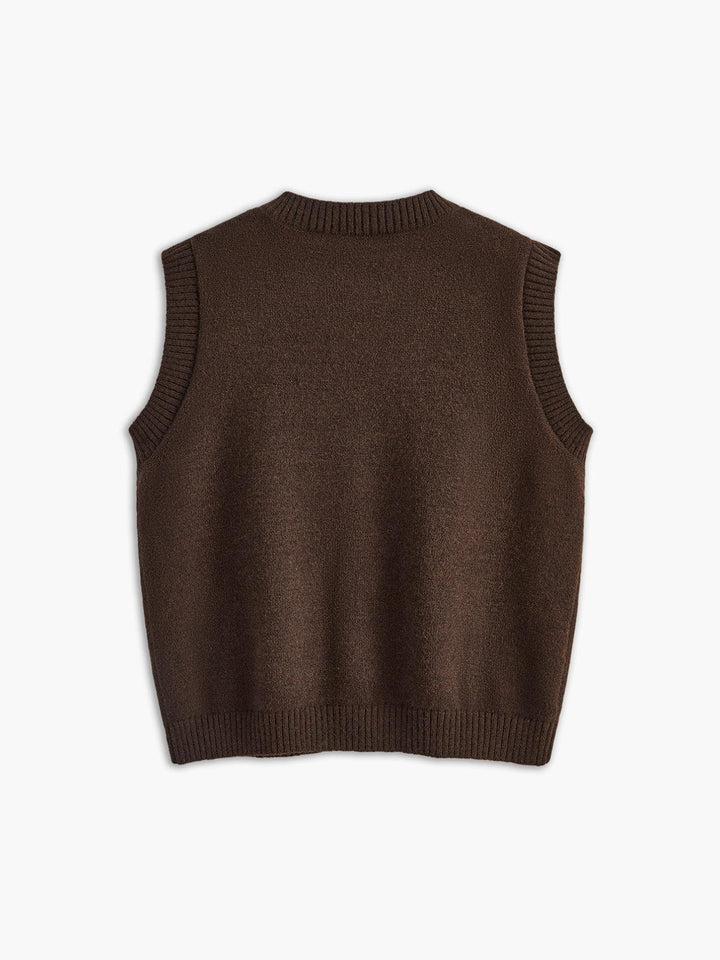 Gilet Casual con Bottoni