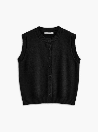 Gilet Casual con Bottoni