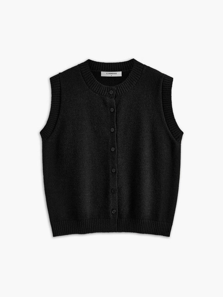 Gilet Casual con Bottoni