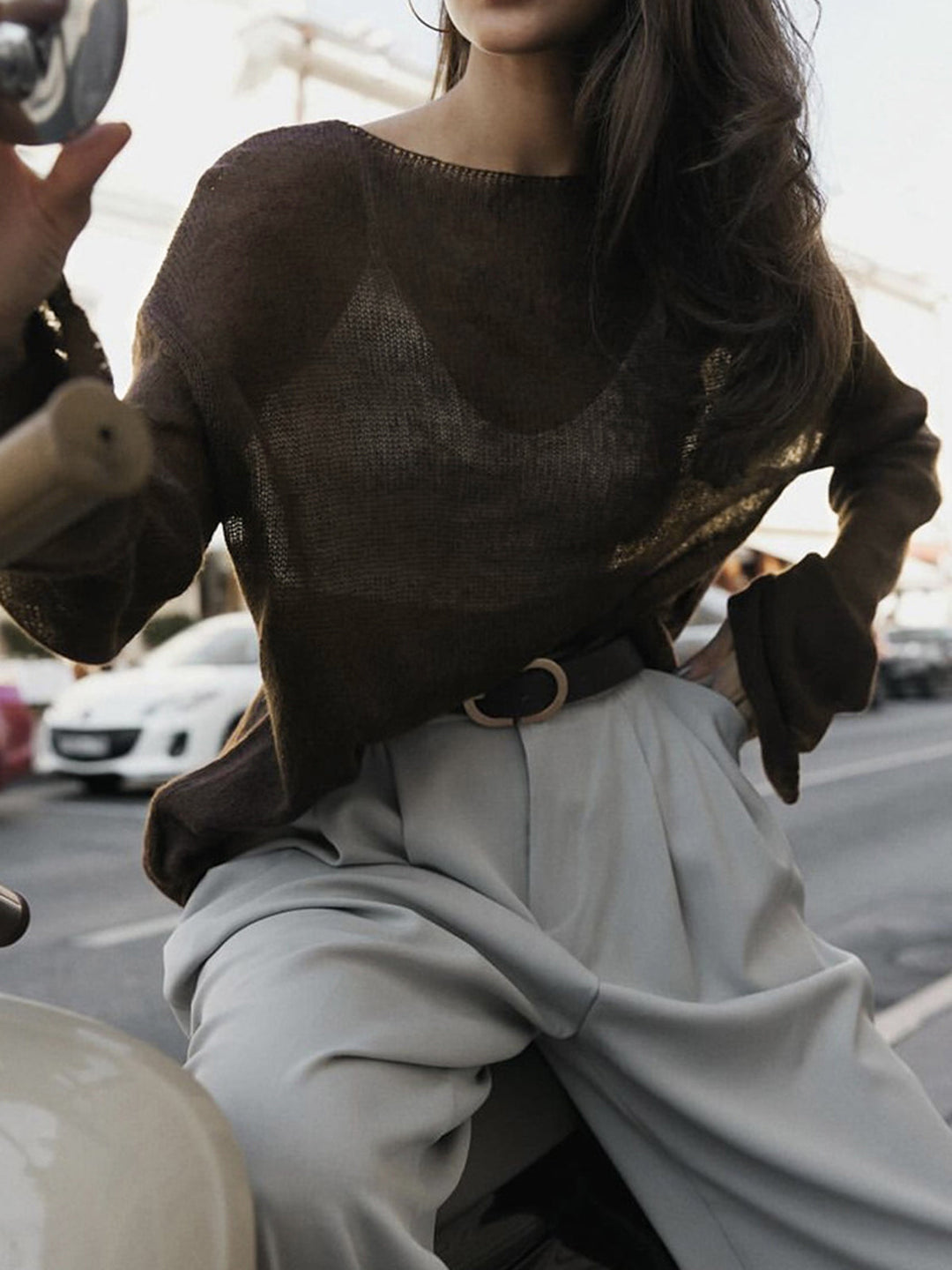 Elodie | Maglione Leggero con Scollatura a Barchetta