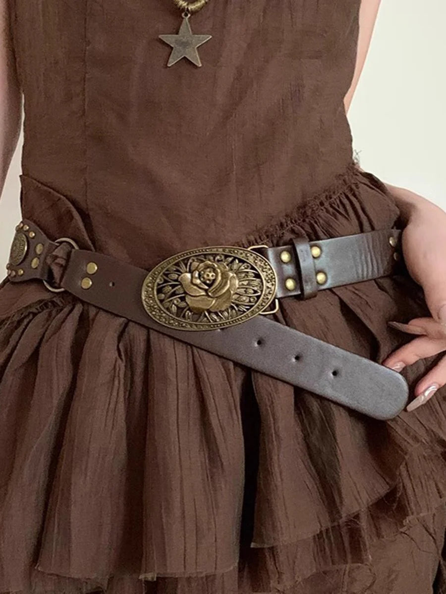 Cintura Marrone Americana Bohemien