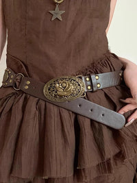 Cintura Marrone Americana Bohemien