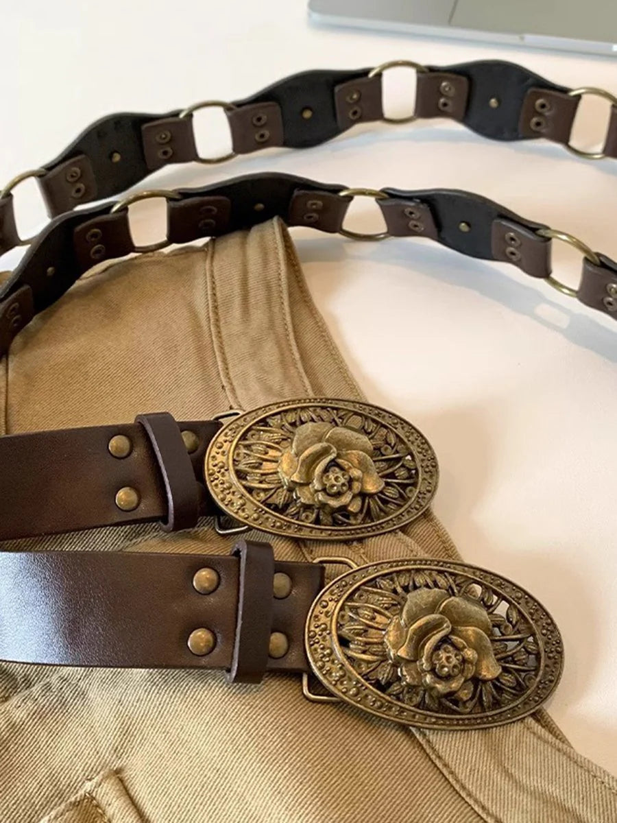 Cintura Marrone Americana Bohemien