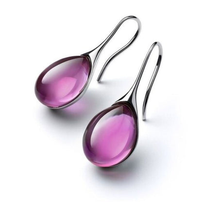Orecchini pendenti chic con cristalli