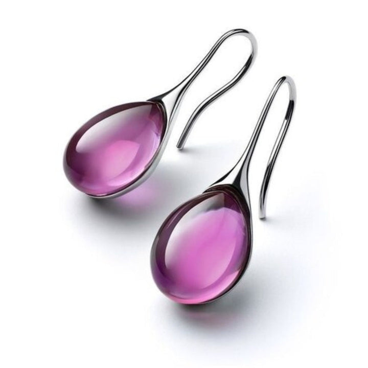 Orecchini pendenti chic con cristalli