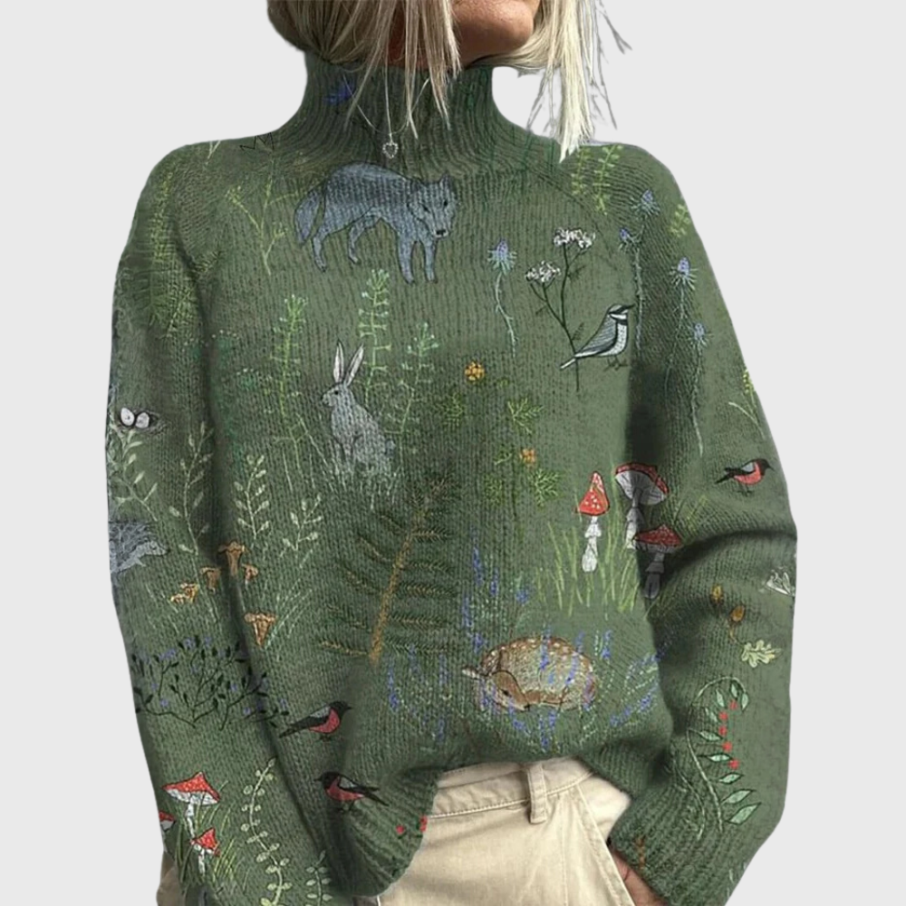 Guinevere | Maglione a Collo Alto Confortevole
