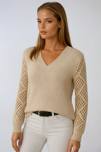 Claudia | Maglione a Maglia Openwork