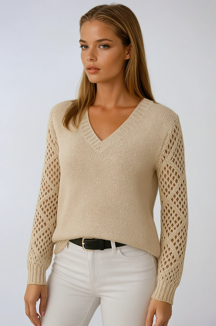 Claudia | Maglione a Maglia Openwork