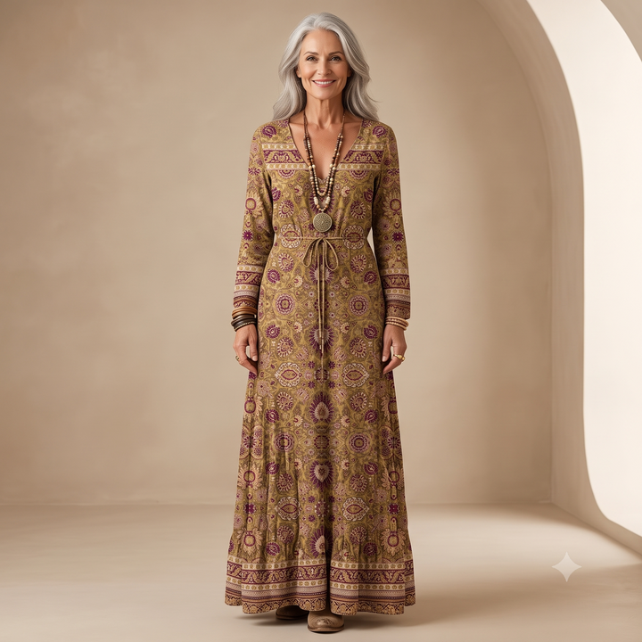 Nicole | Abito in Stile Bohemien Rilassato