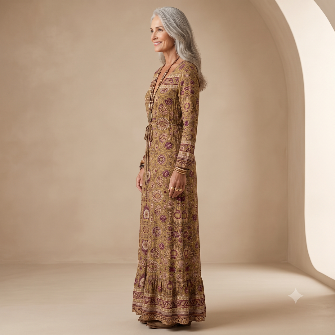 Nicole | Abito in Stile Bohemien Rilassato