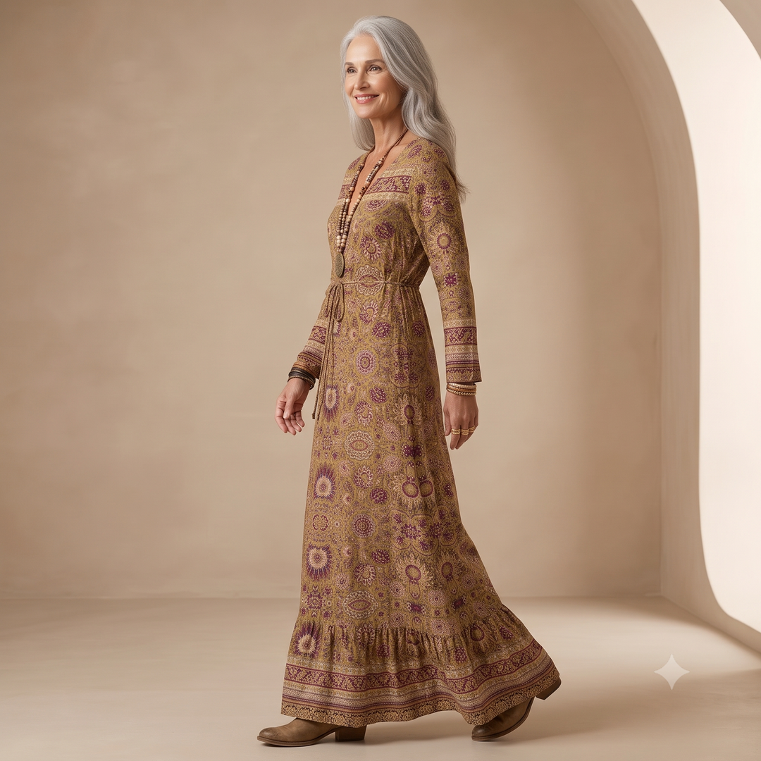 Nicole | Abito in Stile Bohemien Rilassato