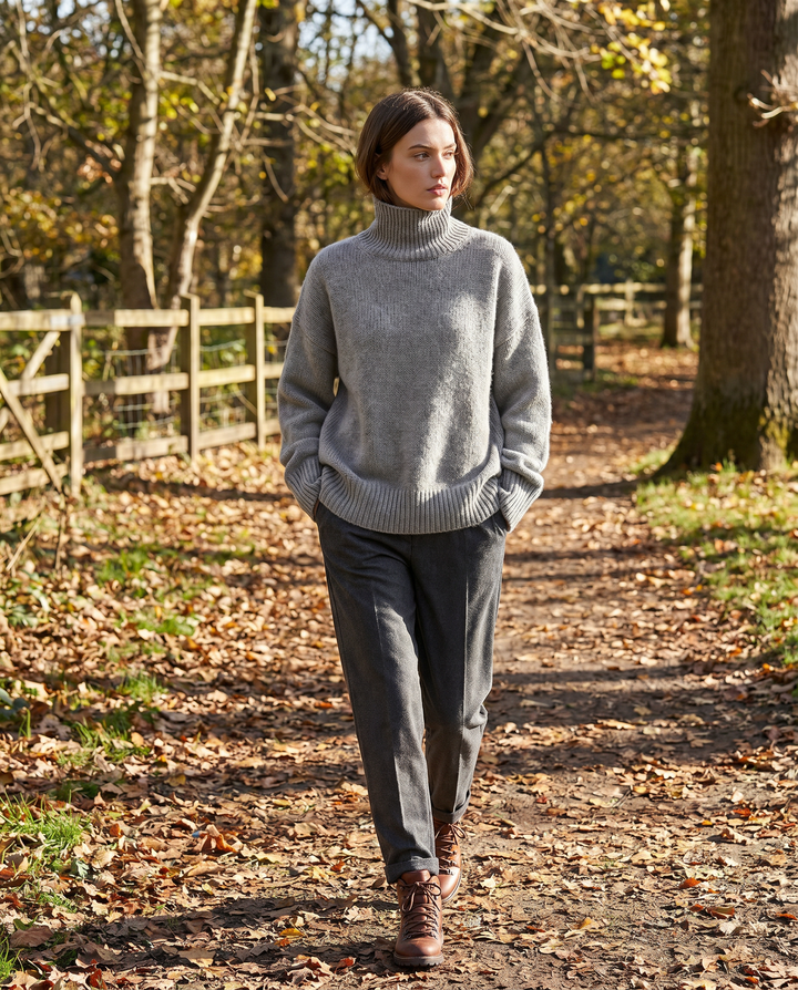 Genevieve | Maglione Relaxed con Collo Alto