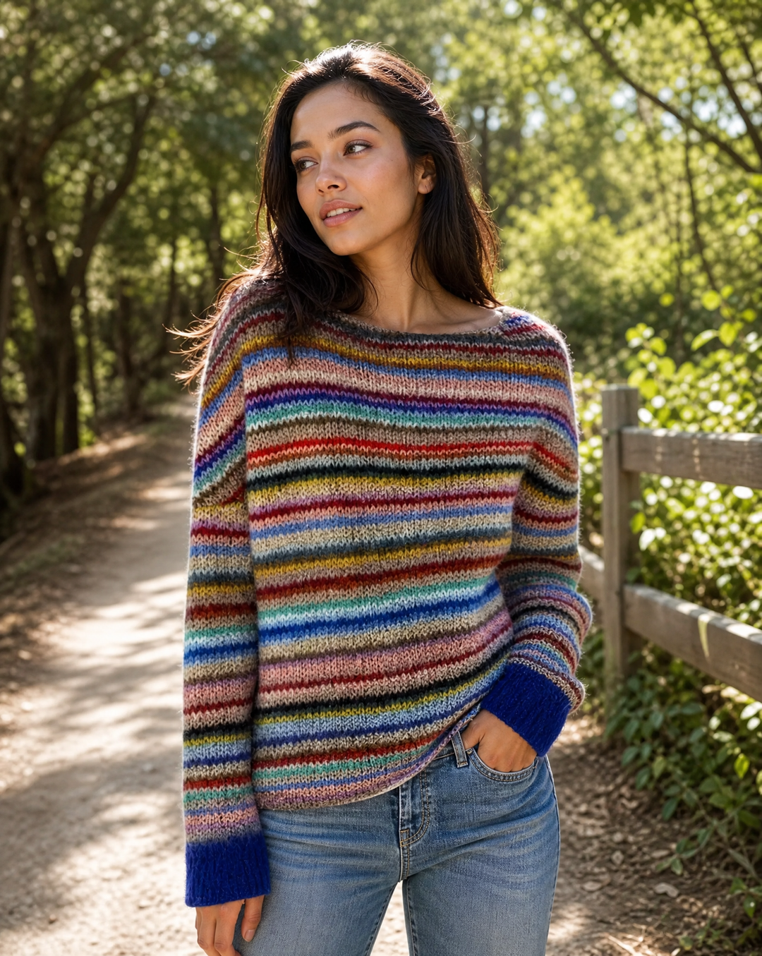 Elsa | Maglione Striato Confortevole