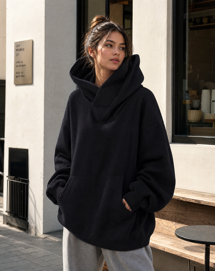 Fiona | Felpa Oversize con Cappuccio