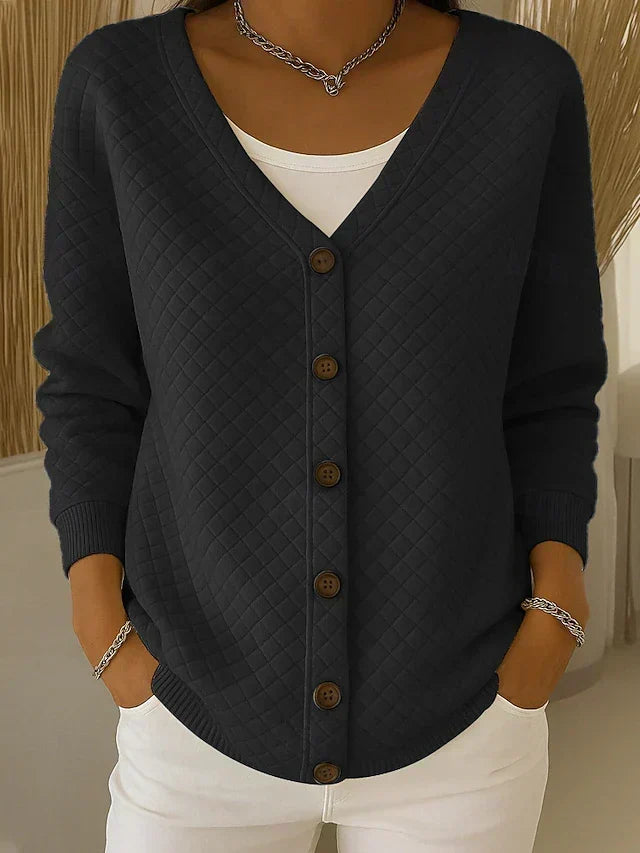Laverne™ | Cardigan a Bottoni Trapuntato