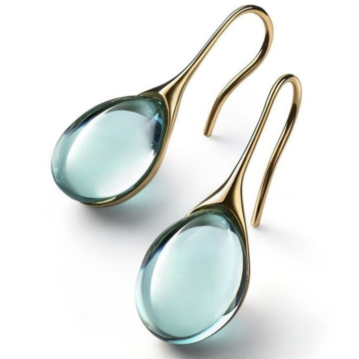 Orecchini pendenti chic con cristalli