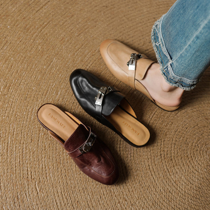 Mules in Vera Pelle Carla