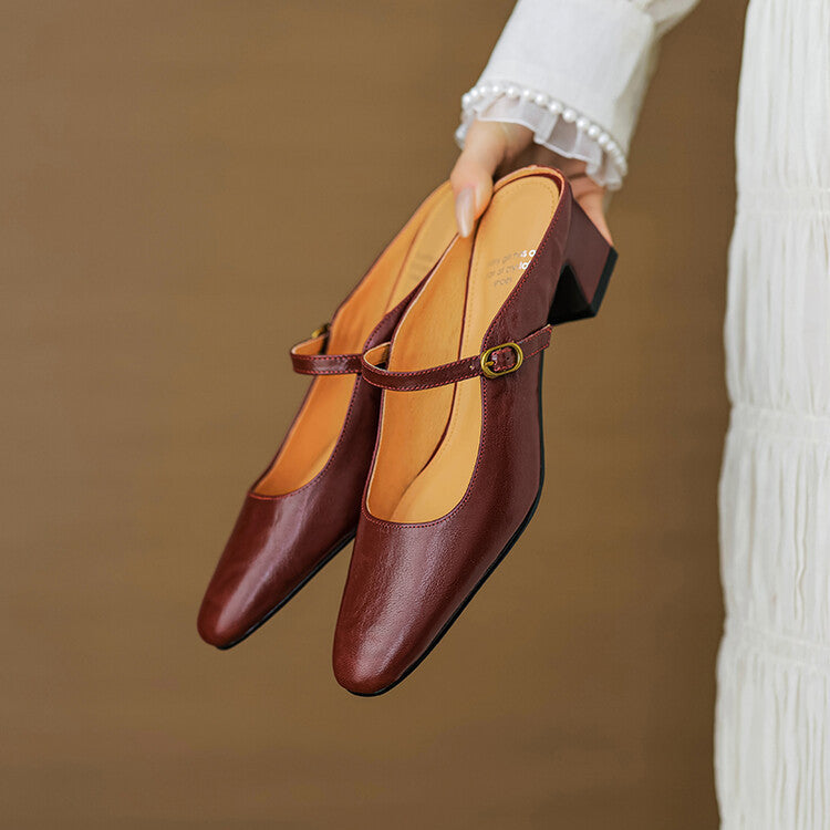 Mule in Vera Pelle Vian