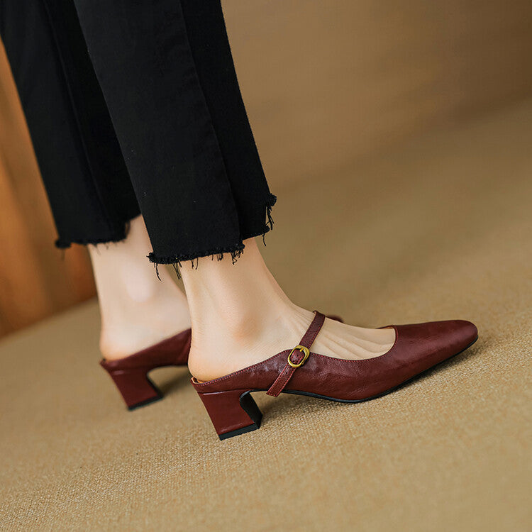 Mule in Vera Pelle Vian
