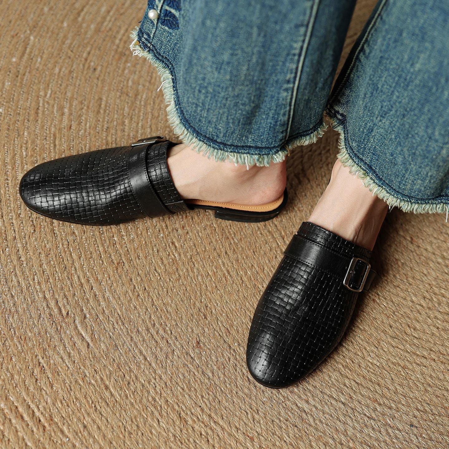 Mule in Vera Pelle Emrie