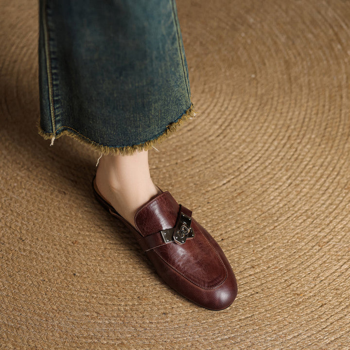Mules in Vera Pelle Carla