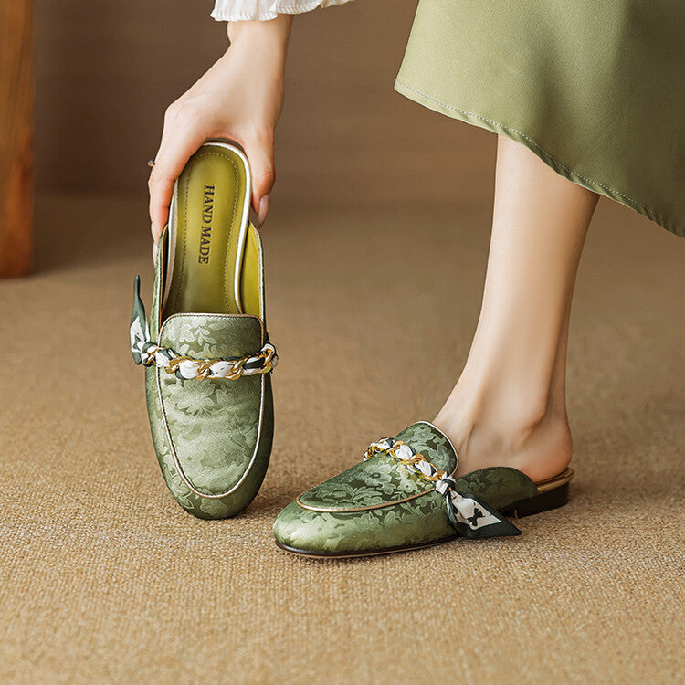 Mule in Vera Pelle Lumor