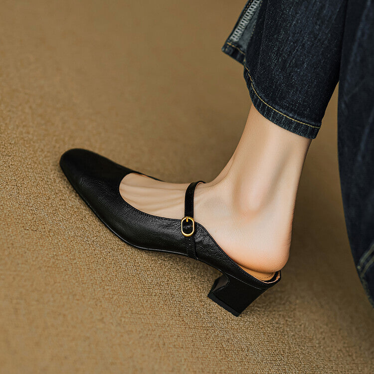 Mule in Vera Pelle Vian