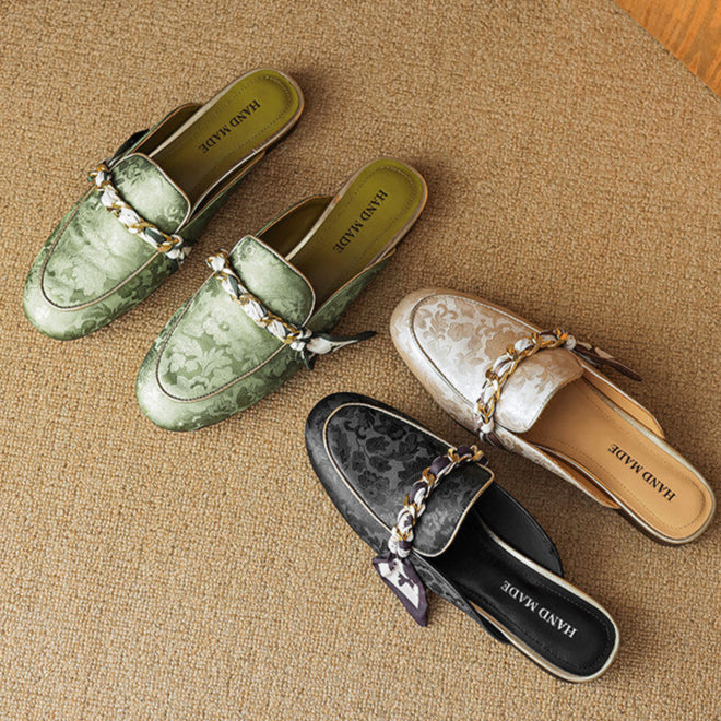 Mule in Vera Pelle Lumor