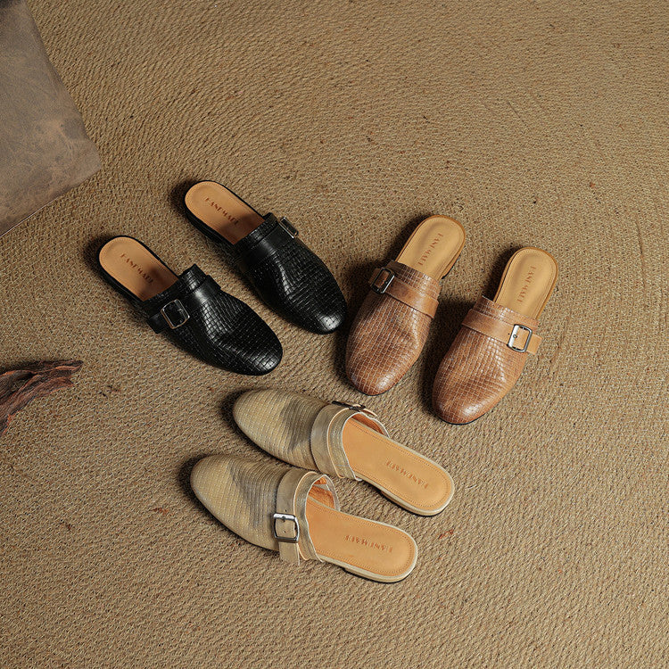 Mule in Vera Pelle Emrie